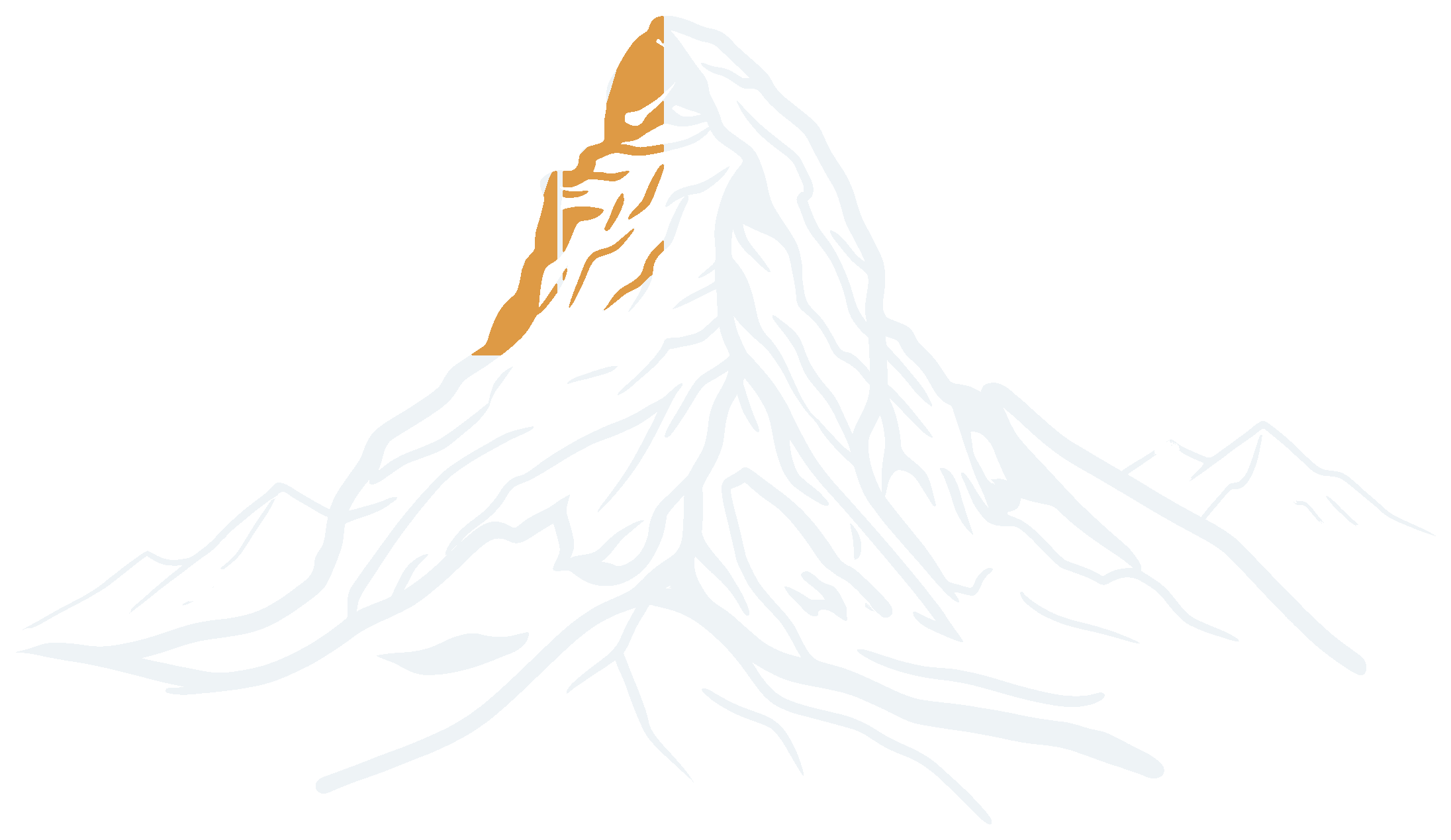 馬特洪山形線稿